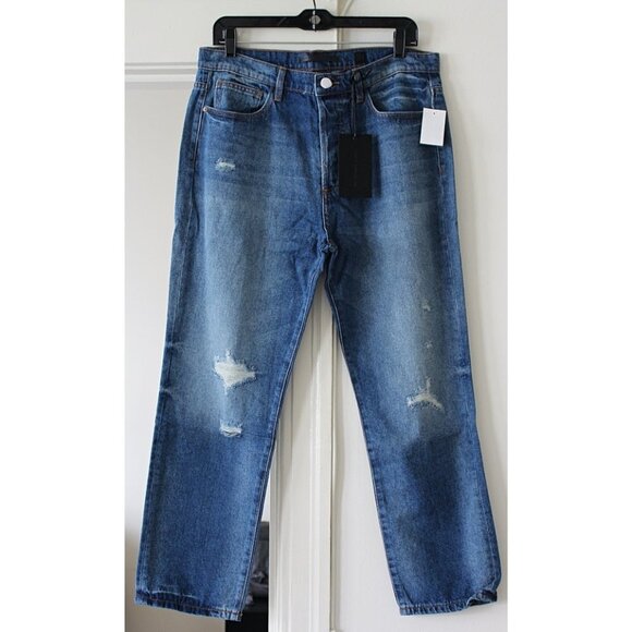 New w/ Tags - SP Black Clam Digger Mom Jeans, sz 31 - Picture 3 of 12